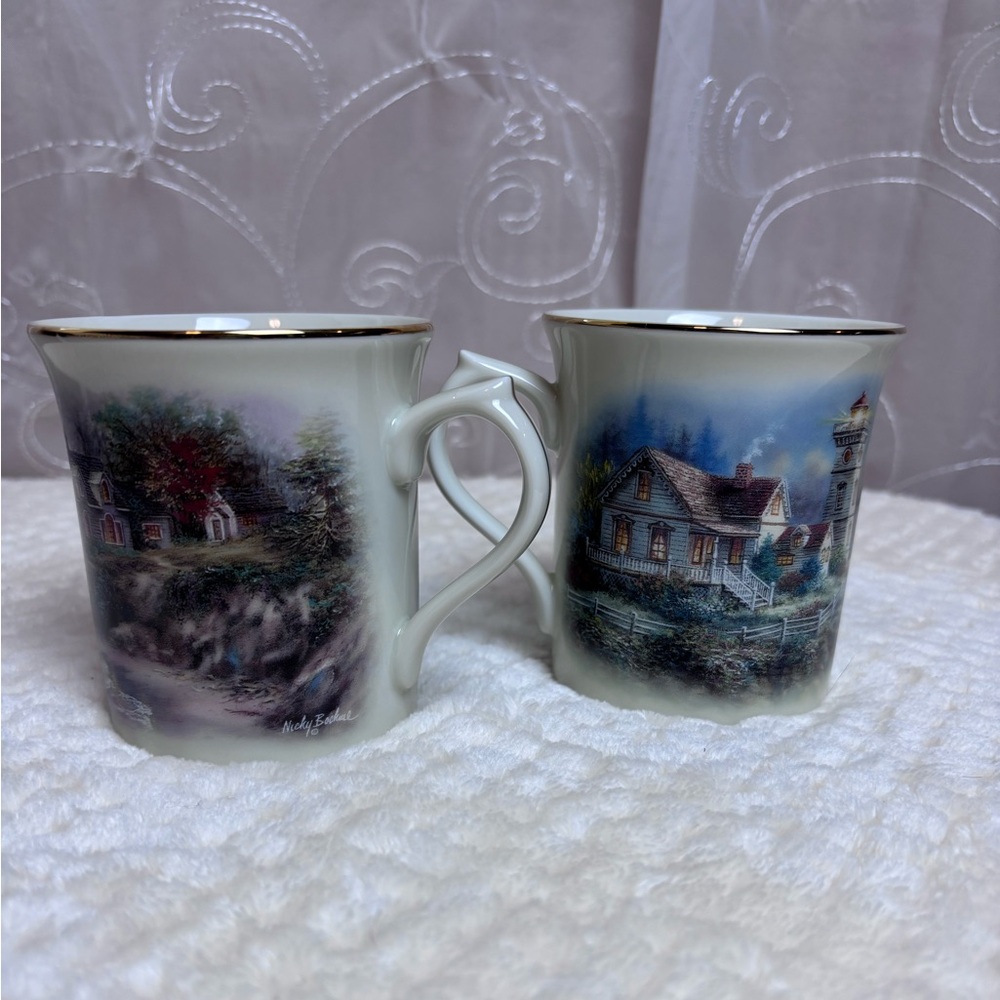Lenox “The Light in the Mist” Collection Mugs (2)